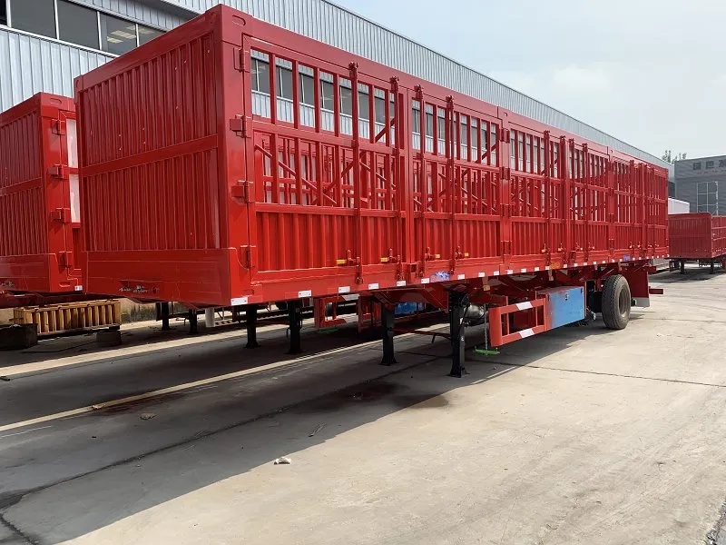 Semirreboque de grade de armazém